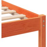  Konstrukcija postelje Rjava 140 x 190 cm Masivno borovo les, (5000125929) | Shoptok.si