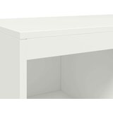 vidaXL Visoka omara bela 68,5x39x111,5 cm hladno valjano jeklo | Shoptok.si