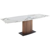 Angel Cerdá Podaljšana jedilna miza ovalna sodček porcelanski marmor, (21250537) Cene