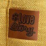 Love Story rumena postelja za pse 60x80 cm | Shoptok.si