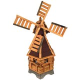  Drvena vrtna vjetrenjača, rotirajuća, ukrasna 105 cm | shoptok.hr