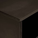 vidaXL TV ormar Crna i zlatna 80 x 33 x 46 cm masivno drvo manga | shoptok.hr