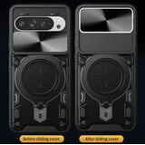 Techsuit CamGuard Pro zaščitna maska za Google Pixel 9 / 9 Pro - črna | Shoptok.si