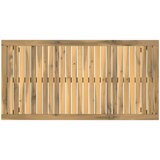  Stol za večeru u vrtu Bijela i crna 108,5 x 55 x 75 cm | shoptok.hr