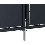  Vrtna vrata čelična 300 x 150 cm antracit | shoptok.hr