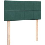 Box spring krevet s madracem tamnozeleni 100x200 cm baršunasti | shoptok.hr