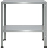  Stol za presađivanje 80 x 50 x 80 cm Pocinčani čelik Srebrna | shoptok.hr