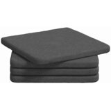  Jastučići za sjedenje 4 pcs Tamno siva 40 x 40 x 3 cm | Eponuda.com