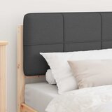  Krevetni okvir s tapiciranim uzglavljem Tamno siva 90 x 190 cm | shoptok.hr