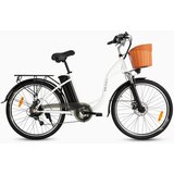  Električno kolo DYU C6 26" - belo | Shoptok.si