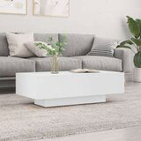 vidaXL Klubska mizica bela 100x49,5x31 cm inženirski les | Shoptok.si