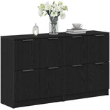  Kreveta 2 pcs Crni hrast 60 x 30 x 70 cm Konstruirano drvo | shoptok.hr