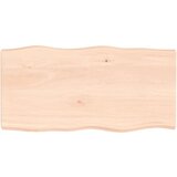 Stolna ploča 100x50x6 cm netretirana hrastovina sa živim rubom Cijene