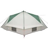  Teepee šator s krovom Zelena i bijela 490 x 410 x 210 cm | shoptok.hr