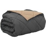  Ljetni pokrivač Antracit i taupe 200 x 200 cm Mikrovlakna | shoptok.hr