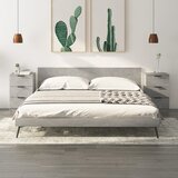 vidaXL noćni ormarići 2 kom siva boja betona 40x36x65 cm Cijene