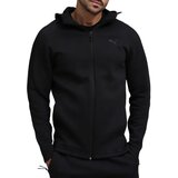Puma Muški duks Evostripe core fz hoodie, Crni Cene