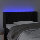  LED uzglavlje crno 93x16x78/88 cm baršunasto | Eponuda.ba