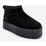 Boto Suede Snow Boots On Platform Black Corcoran | shoptok.hr