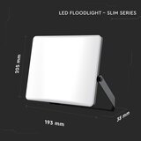  LED Reflektor LED/50W/230V 3000/4000/6500K IP65 crna | Eponuda.com