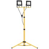 vidaXL LED reflektor s stojalom 2x50 W hladno bel Cene