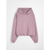 Sinsay Active hoodie majica s kapuljačom od pamuka balloon kroja Slike