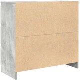  Komoda siva boja betona 80x35x76 cm od konstruiranog drva | Eponuda.com