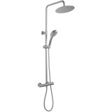 REA Bath Tuš set s termostatom REA VINCENT NICKEL BRUSH INOX | shoptok.hr