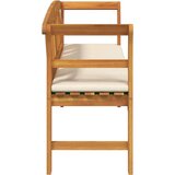  Klupa s jastukom Prirodni uljni završetak 157 x 46 x 82 5 cm | shoptok.hr