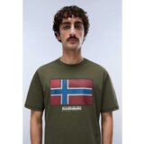 Napapijri S-flag tiki ss olive night g1f Cene
