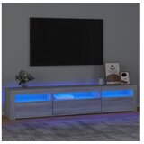  TV ormarić s LED svjetlima boja hrasta sonome 195x35x40 cm | shoptok.hr