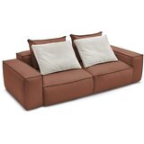 Bobochic Paris Temno rjava sedežna garnitura iz umetnega usnja 260 cm Boheme – | Shoptok.si