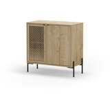 Marckeric Niska komoda u dekoru hrasta u prirodnoj boji 80x80 cm Inca – | shoptok.hr