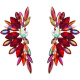 IZMAEL Naušnice WI-38842 - Crvena / Zlatna | shoptok.hr