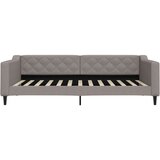  Raztegljiva postelja taupe 100x200 cm blago, (20792340) | Shoptok.si