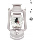 Molarem Home Božićni LED ukras - Snjegović s osvjetljenjem, glazbom i snijegom 14,5 x 11,7 x 24,5 cm | shoptok.hr