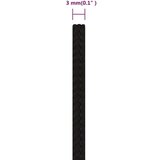 vidaXL Delovna vrv črna 3 mm 50 m poliester | Shoptok.si