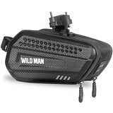 Wildman sedežna torba case l ES7 nosilec za kolo črna, (21994326) | Shoptok.si