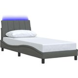  Okvir za krevet bez madraca tamnosivi 90x190 cm od tkanine | shoptok.hr