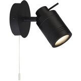 Searchlight Samson 1 stenski nosilec za kopalniško svetilko IP44, mat črna IP44, (22100812) | Shoptok.si