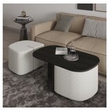 Hanah home Sto za dnevnu sobu Twin Black | Eponuda.com