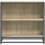 vidaXL Ormar za knjige sonoma hrast 80,5x35x76 cm konstruirano drvo | shoptok.hr