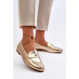 EVENTO Women's Flat Heel Loafers Gold Sylvaine | Shoptok.si