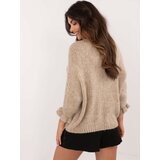 Italy Moda Sweater-MI-SW-2911.91-dark beige | Shoptok.si