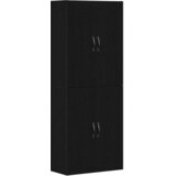  Ormar za montažu na zid 2 pcs Crni hrast 69,5 x 34 x 90 cm | shoptok.hr