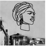Wallity zidna dekoracija Afro, 52,5x66cm, Crna | Eponuda.com