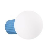 Sollux Lighting Stenska svetilka HALO svetlo modra IP44, (5000352017) | Shoptok.si