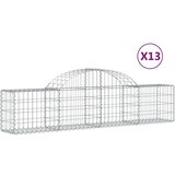  Lučne gabionske košare 13 kom 200x30x40/60 cm pocinčano željezo | shoptok.hr