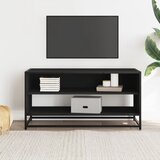 TV ormarić crni 91 x 40 x 46 cm konstruirano drvo i metal | Eponuda.ba