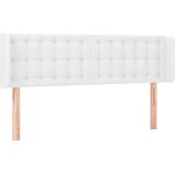  Posteljno vzglavje belo 147x16x78/88 cm umetno usnje, (20793002) | Shoptok.si